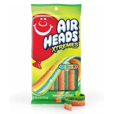 Airheads Xtremes Peg Bag Rainbow Berry VE: 12 Stück a 127,6g