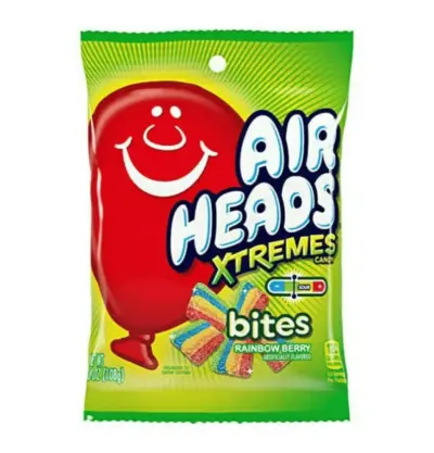 Airheads Xtremes Bites Peg Bag Rainbow Berry VE: 12 Stück x 108g