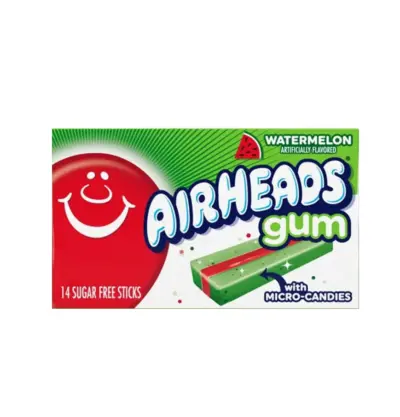 Airheads Gum Watermelon VE: 12 Stück x 34g
