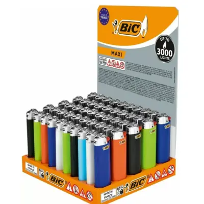 BIC Feuerzeug Neutral Gross - VE: 50 Stück