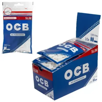 OCB Slim Filter 6 mm - VE: 10 x 120 Stück