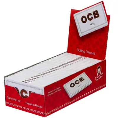 OCB Weiß kurz No. 4 - VE: 25 x 100 Blatt