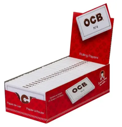 OCB Weiß kurz No. 4 - VE: 25 x 100 Blatt