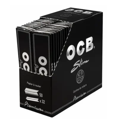 OCB Schwarz Premium long slim - VE: 50 x 32 Blatt