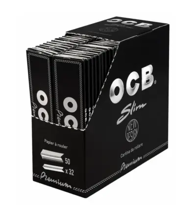 OCB Schwarz Premium long slim - VE: 50 x 32 Blatt