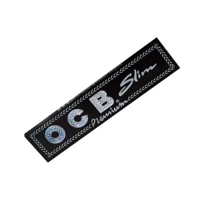 OCB Schwarz Premium long slim 1/2 Packg - VE: 25 x 32 Blatt