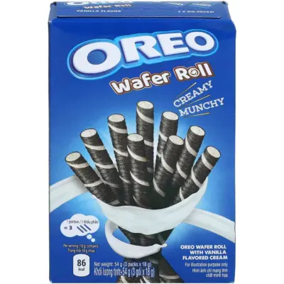 Oreo Wafer Roll Vanilla VE: 20 Stück x 54g