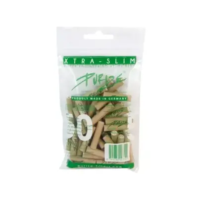 Purize Aktivkohlefilter XTRA Slim, 5,9mm Farbe Organic - VE: 20 x 50 Filter