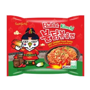 Buldak Samyang Noodles Buld Kimchi VE: 8 Stück x 5 Pack x 135g
