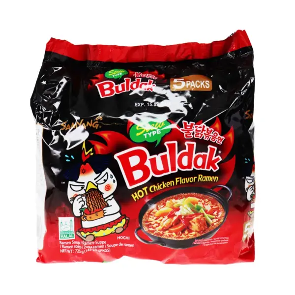 Buldak Samyang Noodles Stew Type VE: 8 Stück x 5 Pack x 145g