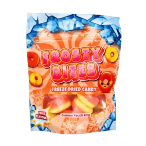 Frosty Bites Peach Ring VE: 24 Packungen x 50g