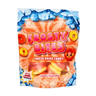 Frosty Bites Peach Ring VE: 24 Packungen x 50g