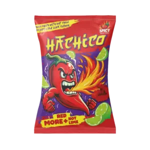 Hachico Red Lime Chips	VE: 20 Packungen x 65g
