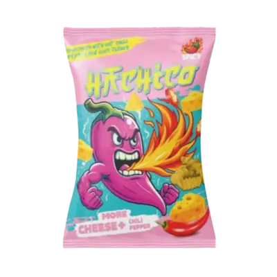 Hachico Hot Käse Chips VE: 20 Packungen x 65g