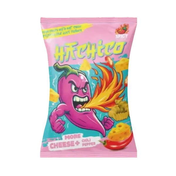 Hachico Hot Käse Chips VE: 20 Packungen x 65g