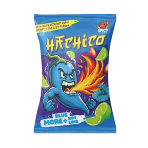 Hachico Blue Lime Chips VE: 20 Packungen x 65g