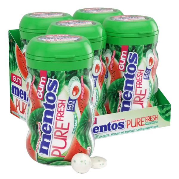Mentos Pure Fresh Watermelon Display VE: 6 Packungen x 61,25g