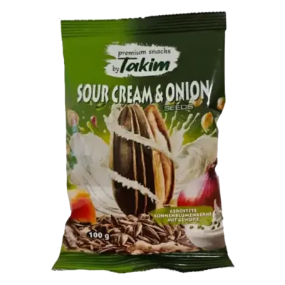 Takim's Sonnenblumenkerne Sour Cream&Onion VE: 42 Packungen x 100g