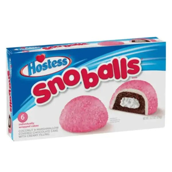 Hostess Snoballs VE: 6 Packungen mit 6 Stück x 49,7g