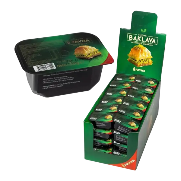 Baklava Pistachio Display VE: 24 Stück a 30g