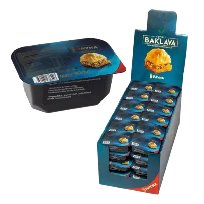 Baklava Walnuss Display VE: 24 Stück a 30g