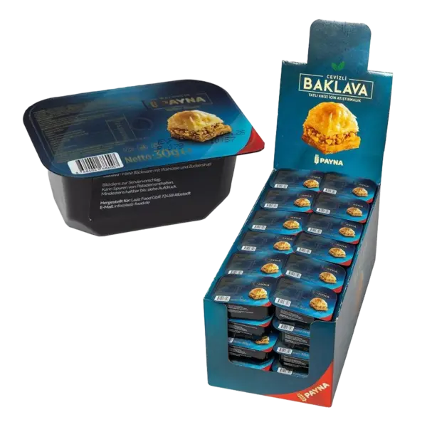 Baklava Walnuss Display VE: 24 Stück a 30g