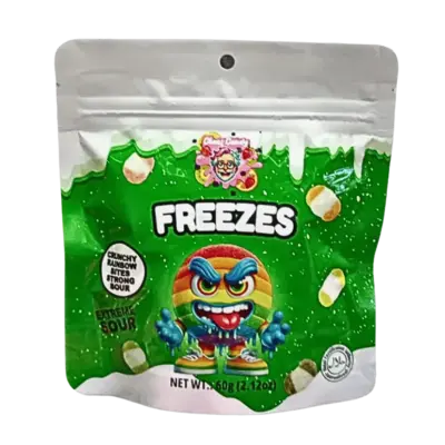 Chaos Candy Freezes - Crunchy Rainbow Bites Strong Sour VE: 24 Stück a 60g