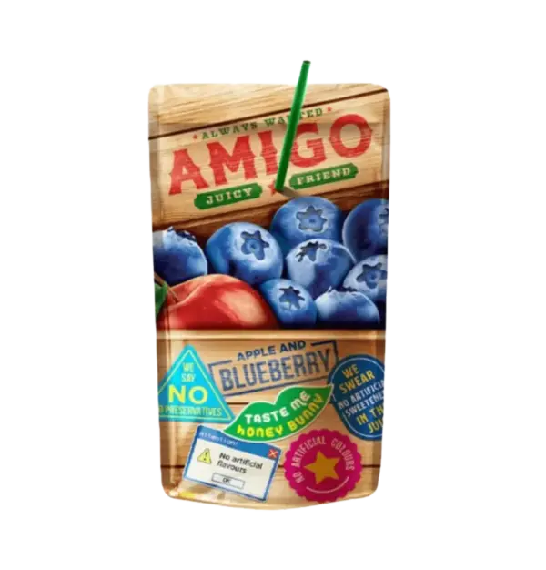 Amigo Apple & Blueberry VE: 8 x 200ml