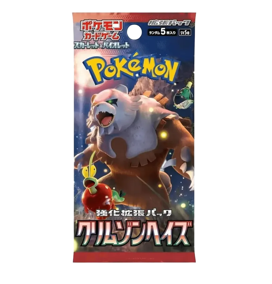 Crimson Haze (sv5a) VE: 1 Packung mit 30 Boostern a 5 Karten