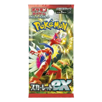 Scarlet Ex (sv1s) VE: 1 Packung mit 30 Boostern a 5 Karten