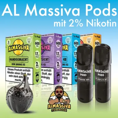 AL Massiva Pods mit 2% Nikotin