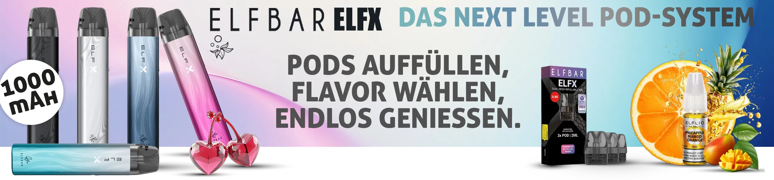 Elfbar ELFX Akkuträger – Headerbild