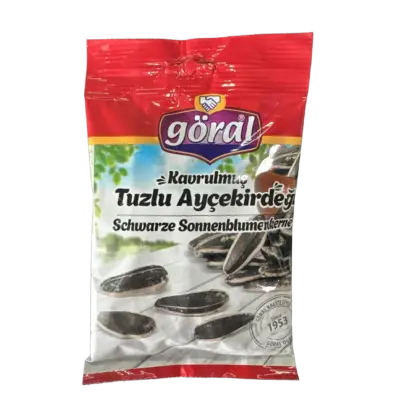 Göral - Schwarze Sonnenblumenkerne Gesalzen VE: 24 Stück a 75g