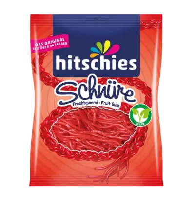 Hitschies Schnüre Erdbeere Fruchtgummi VE: 15 Stück a 125g