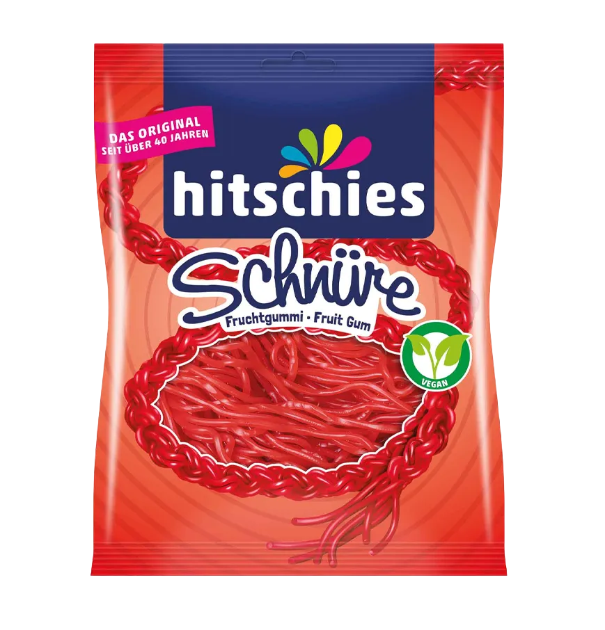 Hitschies Schnüre Erdbeere Fruchtgummi VE: 15 Stück a 125g