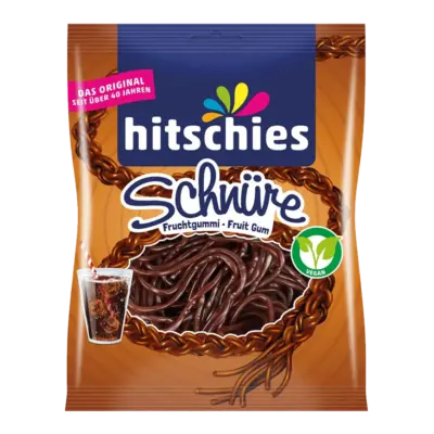 Hitschies Schnüre Cola Fruchtgummi VE: 15 Stück a 125g (Kopie)