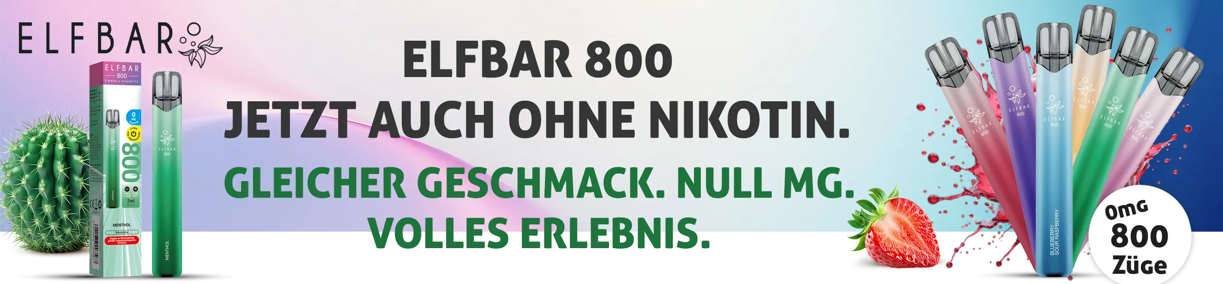 Elfbar 800 ohne Nikotin – Headerbild