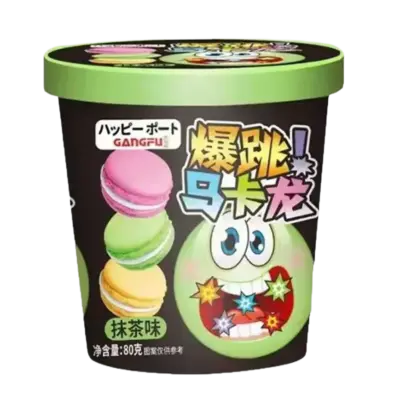 Gangfu Popping Macarons Matcha VE: 48 Packungen a 50g