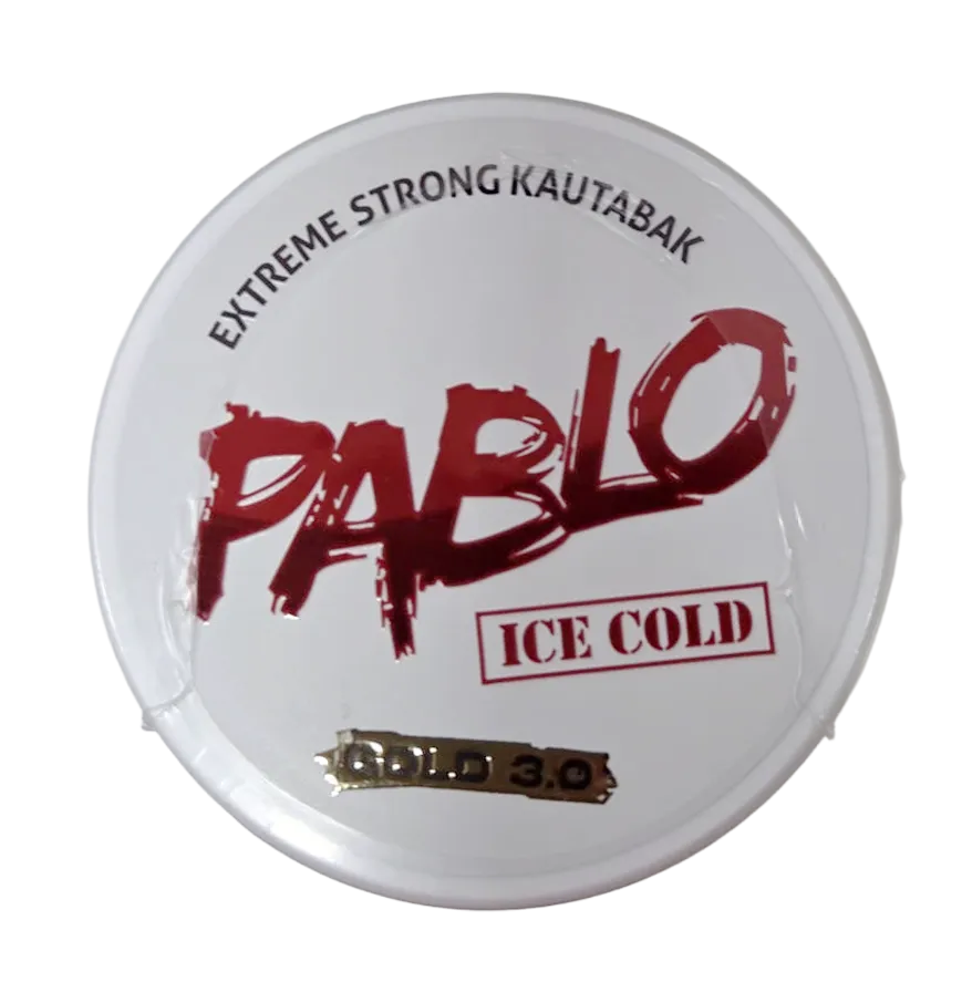 Pablo Ice Cold Chewbags Gold 3.0 – Extreme Strong (30 mg/g) VE: 10 Stück