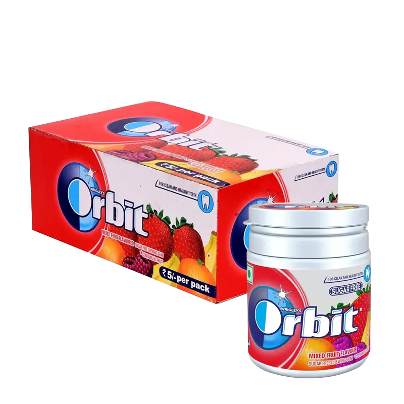 Orbit Mixed Fruit Display VE: 8 x 19,8g