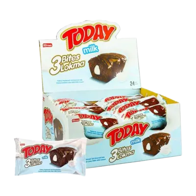 Today 3 Bites Milk VE: 24 x 45g
