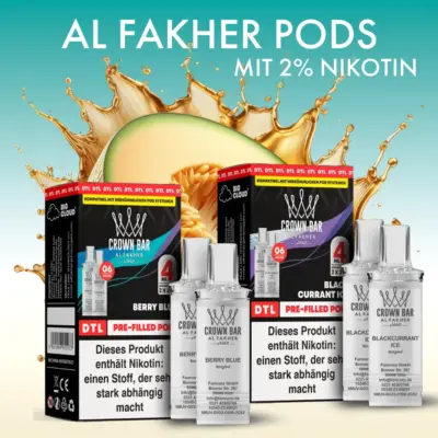 Al Fakher Pods mit 2% Nikotin
