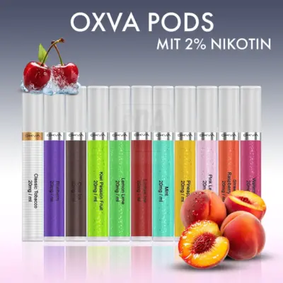 OXVA Pods mit 2% Nikotin