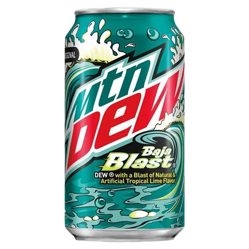 Mountain Dew - Baja Blast VE: 12 Stück a 0,355l