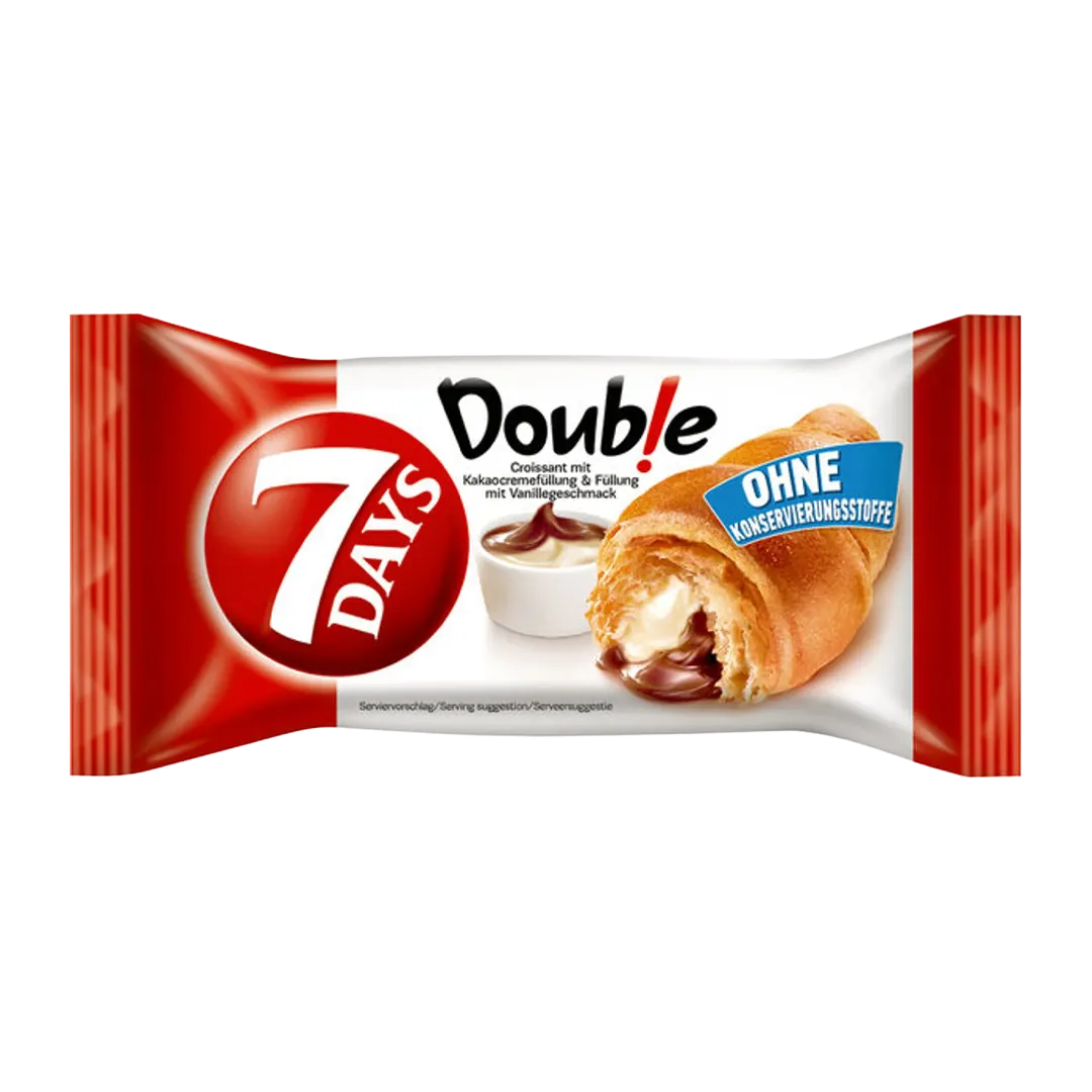 7 Days Croissant Kakao Vanille VE: 10 Stück a 60g