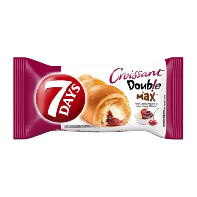 7 Days Croissant Vanille Sauerkirsche VE: 10 Stück a 60g