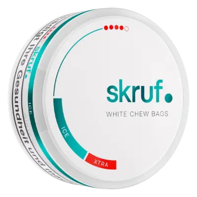 Skruf Ice Xtra White Chew Bags VE: 5 Stück