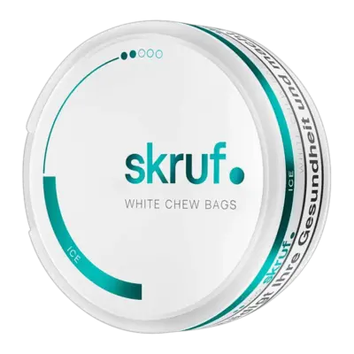 Skruf Ice Medium White Chew Bags VE: 5 Stück