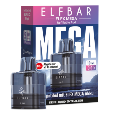 ELFX MEGA Refill 0,6 Ohm - 10ml