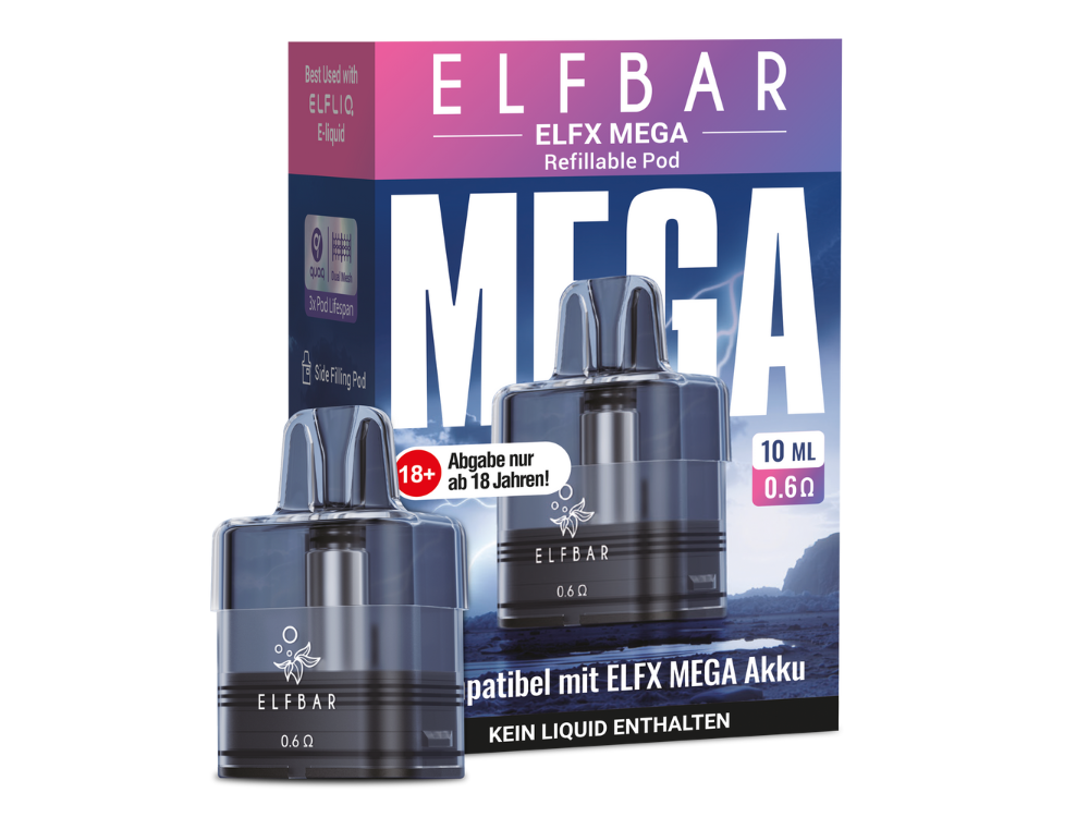 ELFX MEGA Refill 0,6 Ohm - 10ml
